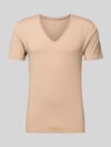 Mey Slim Fit T-Shirt mit V-Ausschnitt Serie 'DRY COTTON FUNCTIONAL' Modell 'DAS DRUNTERHEMD' Ecru