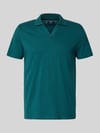 MCNEAL Slim Fit Poloshirt mit V-Ausschnitt Bottle
