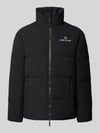 Sergio Tacchini Gewatteerd jack met opstaande kraag, model 'NILO' Zwart