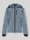 Gil Bret Regular fit gewatteerd jack met tweewegritssluiting Blauw