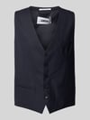 CINQUE Bodywarmer met V-hals en Knoopsluiting Model 'Totti' Donkerblauw