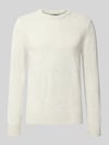 Marc O'Polo Pullover mit Tweed-Struktur Offwhite
