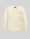Polo Ralph Lauren Regular Fit Pullover aus Woll-Mix mit Kaschmir-Anteil Offwhite
