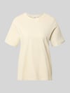 s.Oliver RED LABEL T-shirt o kroju regular fit z czystej bawełny Beżowy