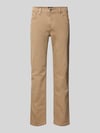 MCNEAL Slim Fit Jeans im 5-Pocket-Design Hellbraun