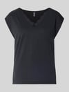 PIECES Relaxed Fit T-Shirt aus Modal-Mix Modell 'KAMALA LACE' BLACK