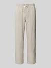 MCNEAL Leinenhose mit elastischem Bund Kitt