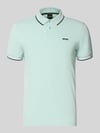 BOSS Green Slim Fit Poloshirt aus reiner Baumwolle Modell 'PAUL' Mint