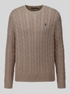 Polo Ralph Lauren Pullover mit Logo-Stitching Camel
