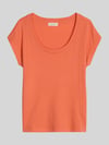 Marc O'Polo Regular Fit T-Shirt aus reiner Baumwolle Orange