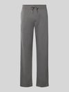 JACK & JONES Spodnie o kroju relaxed fit z elastycznym pasem model 'TOBY' Jasnoszary