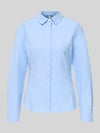 Soyaconcept Hemdbluse mit Knopfleiste Modell 'NETTI' Marine