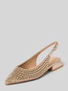 Alma en Pena Ballerinas mit Ziersteinbesatz Gold