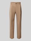 Strellson Loose Fit Anzughose mit Baumwoll-Anteil Modell 'JAROD2' Beige