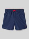 Polo Ralph Lauren Teens zwembroek met gestikt logo Marineblauw
