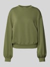 MSCH Copenhagen Oversized Sweatshirt mit gerippten Abschlüssen Modell 'Brionna' Oliv