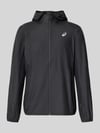 ASICS Regular Fit Trainingsjacke mit Logo-Print Modell 'Core' Black
