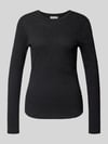 Marc O'Polo Shirt met lange mouwen met afgeronde zoom Antraciet