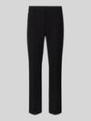MAC Slim Fit Stoffhose mit Leistentaschen Modell 'Annalena' Black