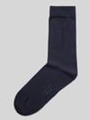 FALKE Skarpety z napisem z logo model ‘FAMILY’ Granatowy