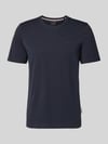 bugatti T-Shirt mit Label-Detail Marine