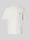 Lindbergh Oversized T-Shirt mit Label-Print Offwhite
