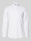 Jake*s Slim Fit Business-Hemd mit Kentkragen Weiss