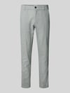 JACK & JONES Tapered fit chino met steekzakken, model 'STACE' Lichtgroen gemêleerd
