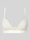 PUMA Biustonosz typu bralette w trójkątnym kształcie z regulowanymi ramiączkami Jasnoszary