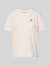 s.Oliver RED LABEL regular fit T-shirt van puur katoen Lichtroze