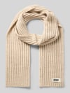 DRYKORN Schal mit Label-Detail Modell 'NUMAS' Offwhite Melange