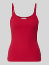 Marc O'Polo DENIM slim fit tanktop van katoenmix Rood