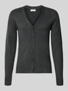 Casual Friday Strickjacke mit Knopfleiste Modell 'HEINE' Dunkelgrau