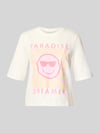 ONLY Relaxed fit T-shirt van 100% katoen Model 'CARTY' Offwhite