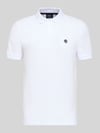 MCNEAL Polówka o kroju slim fit z haftowanym logo Biały