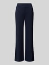 Christian Berg Woman Flared Cut Hose mit elastischem Bund Dunkelblau