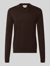 MARKUP Strickpullover mit Viskose-Anteil Modell 'MANICA LUNGA' Dunkelbraun