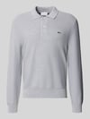 Lacoste koszulka polo o kroju regular fit z czystej bawełny Jasnoszary