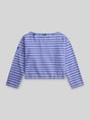Polo Ralph Lauren Oversized Pullover aus reiner Baumwolle Hellblau