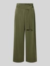 ONLY Regular Fit Bundfaltenhose aus Viskose-Mix Modell 'MARSA' Khaki
