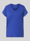 Smith and Soul T-Shirt mit Rollsaum und V-Ausschnitt Royal