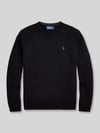 Polo Ralph Lauren Regular Fit Pullover aus reiner Wolle Black