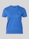 Polo Ralph Lauren Regular Fit Kurzarmpullover aus Baumwoll-Mix Royal