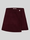 ONLY spódnica mini o kroju regular fit z mieszanki bawełny model 'ZEVA' Bordowy
