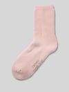 camano Regular fit sokken van wolmix met viscose, model 'Cosy' Rosé