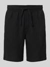 JACK & JONES Szorty z fakturowanym wzorem model 'JAIDEN' Czarny
