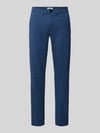 Selected Slim Fit Chino aus Baumwoll-Mix Modell 'GABARDINE' Petrol