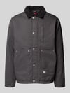 Tommy Jeans Regular Fit Blouson aus reiner Baumwolle Black