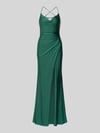 LUXUAR FASHION Abendkleid mit Herz-Ausschnitt Smaragd