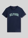 Tommy Hilfiger Kids regular fit T-shirt van puur katoen Marineblauw